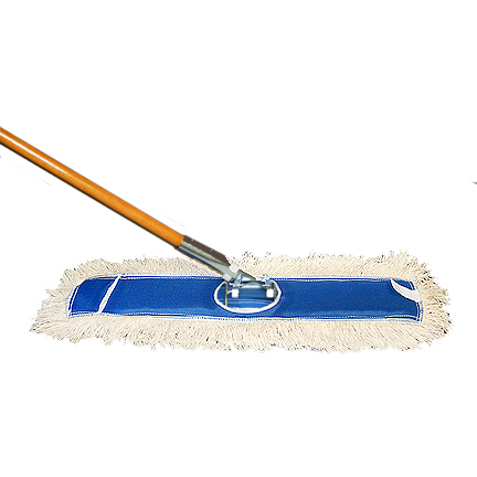 Dust Mop 24&quot;x 3-1/4&quot; Cotton includes head, handle, and