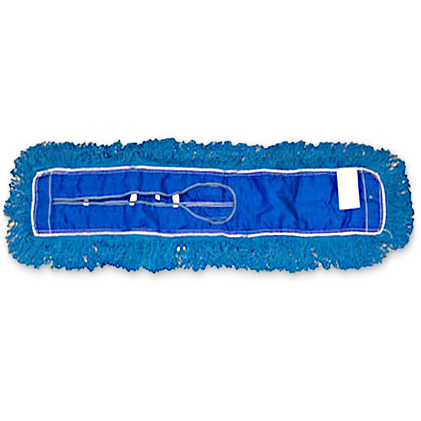 Refill Dust Mop 24&quot; x 5&quot; Blue Cut end ELECTROSTATIC