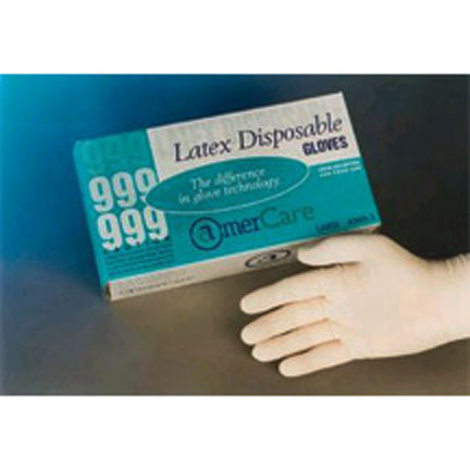 Gloves Latex POWDERED MEDIUM Disposable, 5 Mil, 10/100