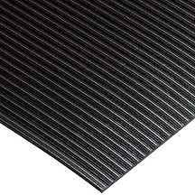 Mat 3&#39; Wide x 1/8&quot; Thick Corrugated Vinyl Runner CUT