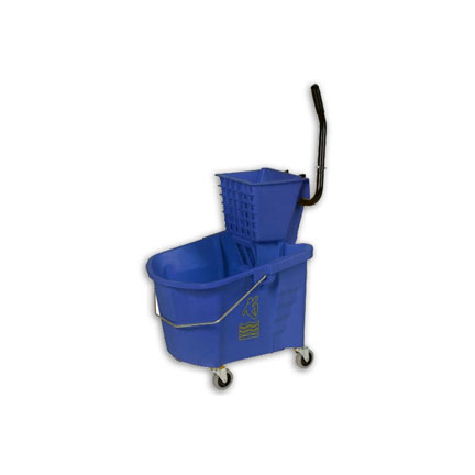 Mop Bucket 35 Qt COMBO BLUE SidePress Wringer