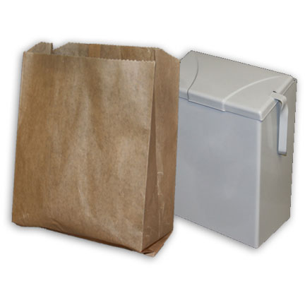 Sani Sac Wax Paper Liner  For safe disposal of sanitary