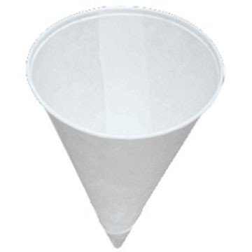 Cup 4 Oz Rolled Rim Cone 5000/case