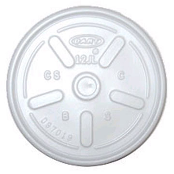 LID 12JL VENTED 1000/Cs FITS 12J12 Dart FOAM CUP