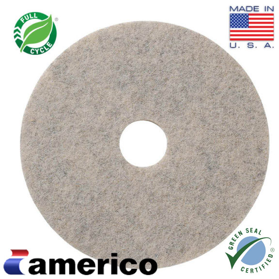 20&quot; Combo Burnish Pad Color is light grey on Combo